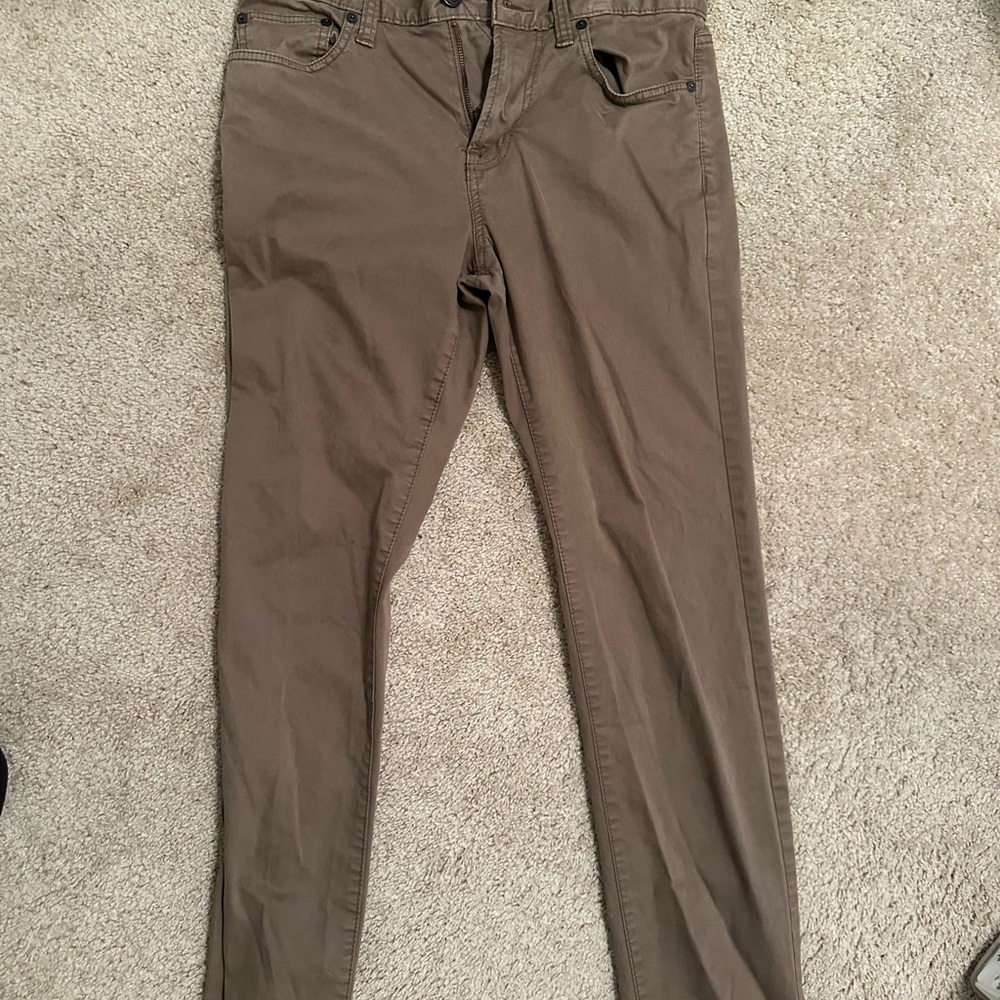 Brown American Eagle Slim Pants
